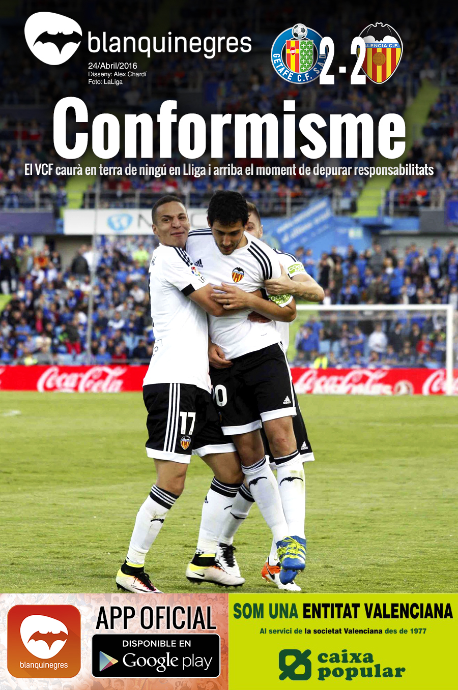 Portada 55 Getafe-València