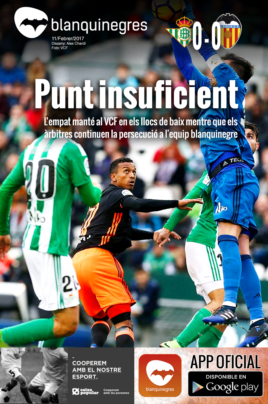 Portada 25 Betis-València