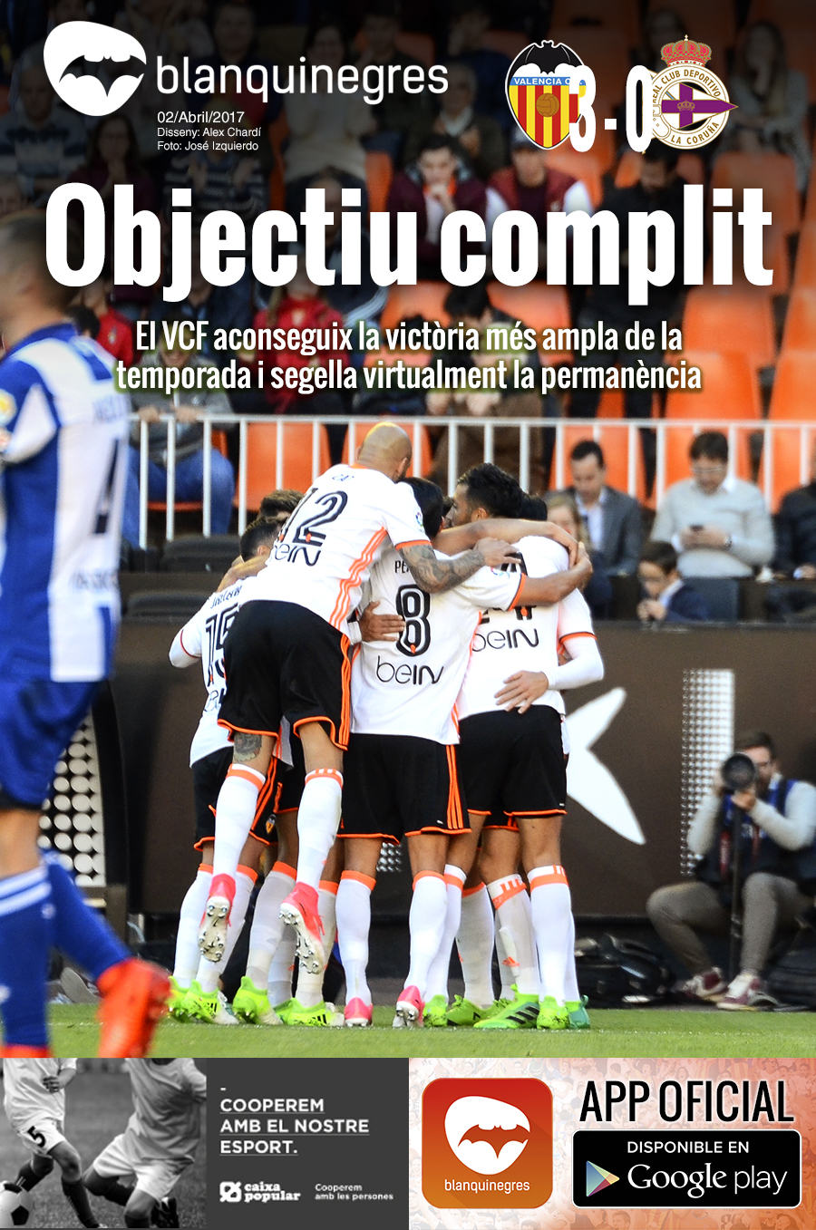 Portada 33 València-Depor