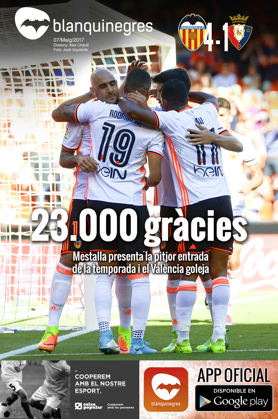 Portada 40 València-Osasuna