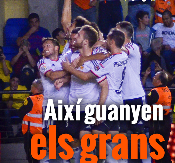 La portada del Villarreal – València CF