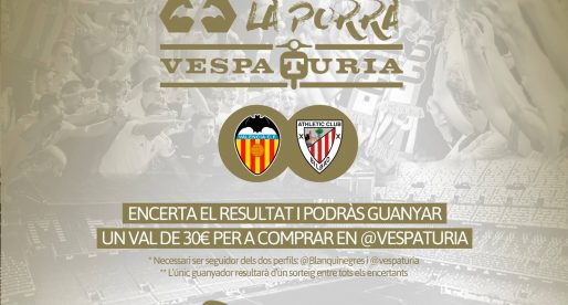 Guanyador Porra Vespaturia València CF 2 – Athletic 0
