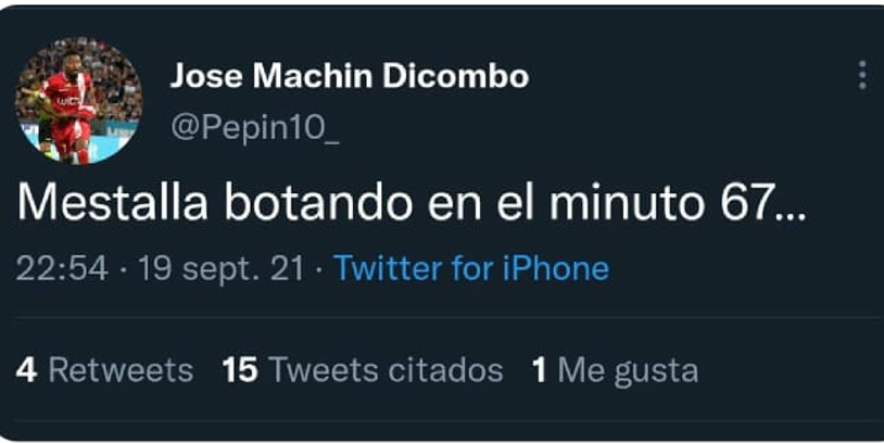 Els tuits de José Machín que enfaden al valencianisme i que el jugador ja ha esborrat