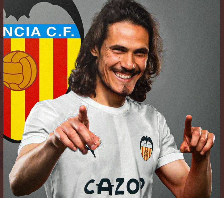 Cavani pot arribar hui a València i ja està fitxat
