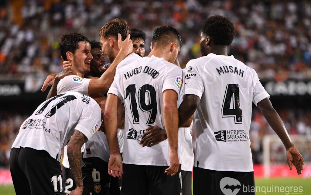 El València anota cinc gols amb cinc golejadors distints