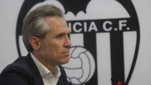 Els plans de Corona si el València descendeix a segona divisió