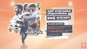 El València oferirà autobusos gratis per als aficionats que es desplacen a Almeria