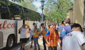 L'afició del València ja està a Sevilla