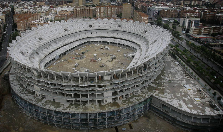 Lim haurà de garantir el cost de la totalitat de les obres del Nou Mestalla