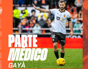 El València fa oficial el comunicat mèdic sobre Gayà