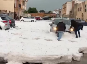 Impressionant pedregada a la Comunitat Valenciana